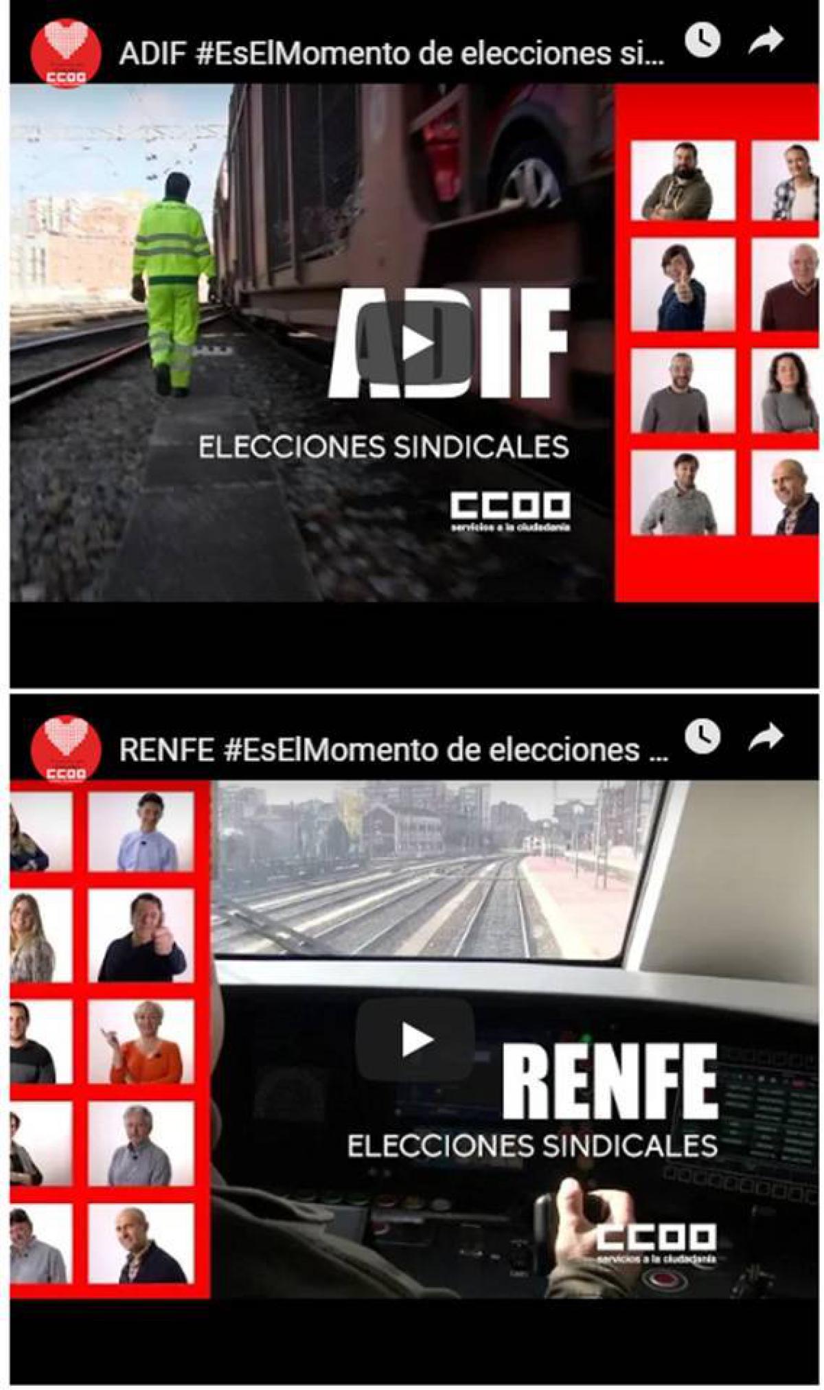 Elecciones Sindicales en Adif y en el Grupo Renfe